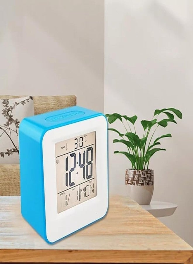 TEMIX Digital Mini Desk & Shelf Tempreature, Calendar Display Clocks for Home & Office Clocks - Image 5